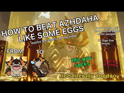 guide on how to beat azhdaha (easy i think)
