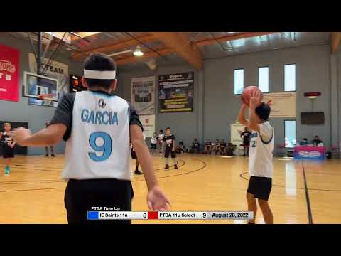 August 20, 2022 IE Saints Vs. PTBA 11u select tune up game