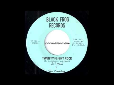 Li'L Nash & The Ramblers - Twenty Flight Rock [Black Frog] Rock And Roll 45 Video