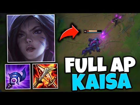 WHEN ONE KAI'SA W DOES LEGIT HALF THEIR HP! FULL AP KAI'SA IS A LEGIT SNIPER - League of Legends