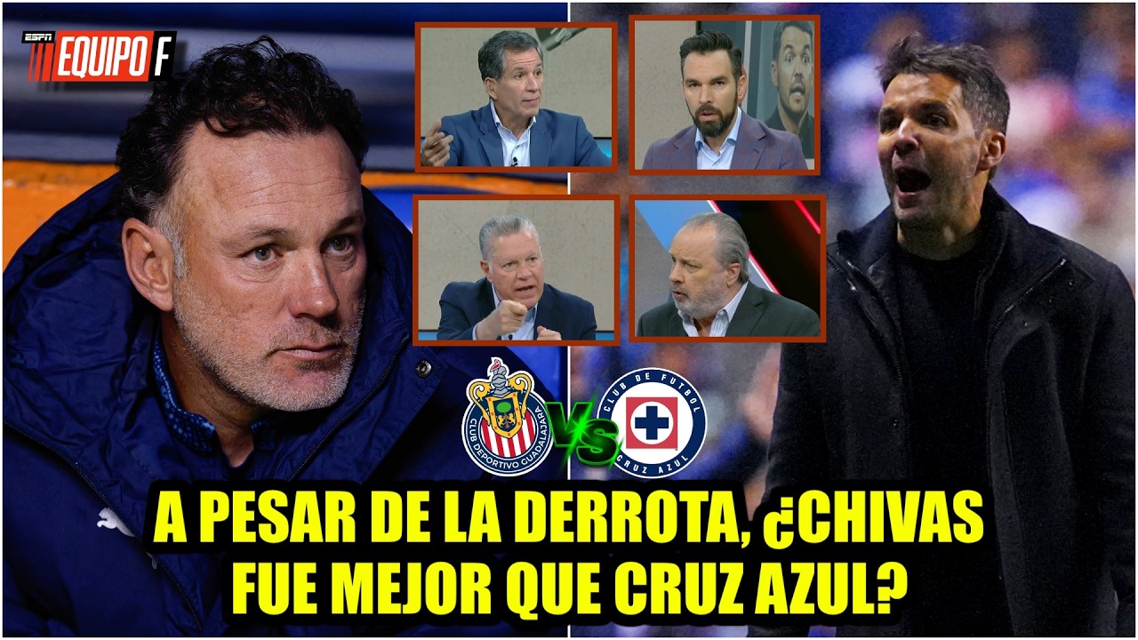 CHIVAS NO ESTÁ A LA ALTURA DE CRUZ AZUL, no pudo demostrar que es contendiente al título | Equipo F
