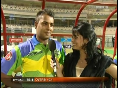 ICL 2008 - Mayanti Langer interviews Stuart Binny. Asks him about marraige! Rarest footage.