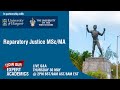 Reparatory Justice MSc/MA Live Q&A