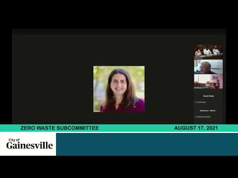 Zero Waste Subcommittee - 2021-08-17 | GNV FL