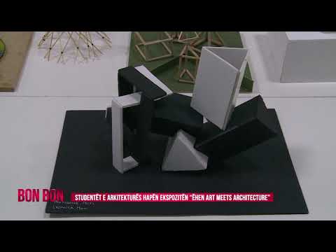 STUDENTËT E ARKITEKTURËS HAPËN EKSPOZITËN "WHEN ART MEETS ARCHITECTURE"  05.02.2019
