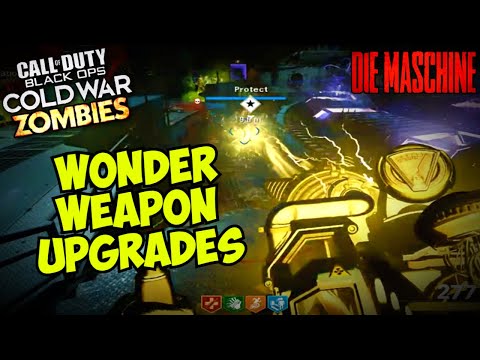 "Die Maschine" - ALL ELEMENTAL WONDER WEAPON UPGRADES GUIDE! (Cold War Zombies)
