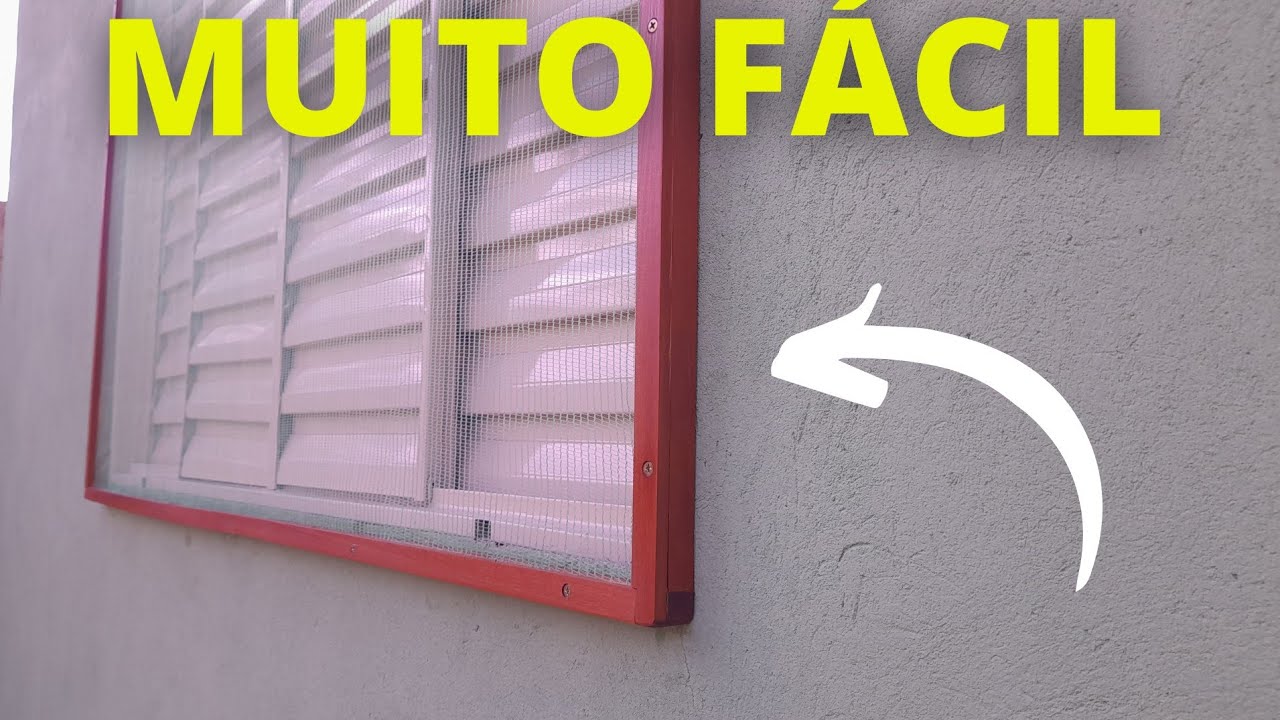 Como Fazer Uma TELA MOSQUITEIRA MADEIRA simples e fácil! Ideia Para Economizar ou Ganhar DINHEIRO