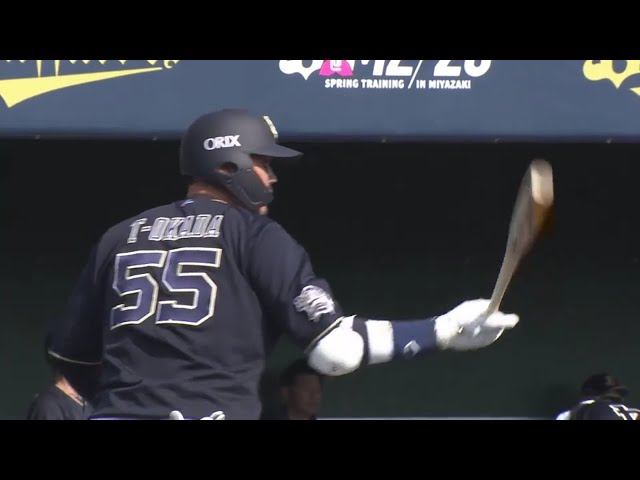 【バファローズ春季キャンプ】今年は滑り出し上々!! バファローズ・T-岡田が紅白戦初戦で一発!! 2020/2/9