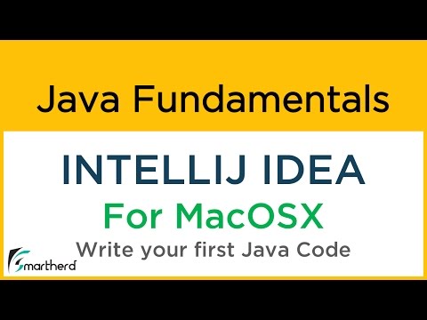 How to write and run your First Java program on MAC OSX INTELLIJ IDEA Java Tutorial 0 4