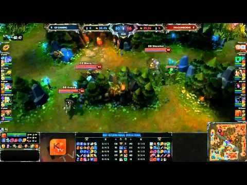 DragonBorns vs GF Gaming game 1 (Quarter) - Int. Invitational 2013