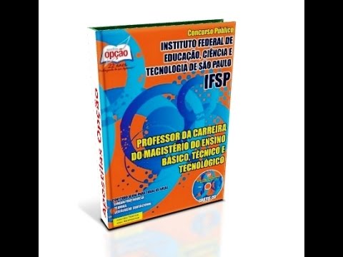 Apostila IFSP 2015 - Professor Carreira do Magistério do Ensino Básico, Técnico e Tecnológico