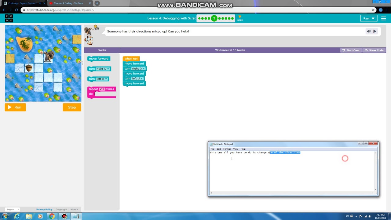 Lesson 4 #5 Debugging with Scrat Express course 2018