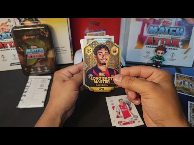 Vídeo relacionado con Topps UCC Match Attax 2025/26 - Mega Tin - Centurions - Contiene 45 Cartas Match Attax más 3 Cartas exclusivas de Gladiators LE.