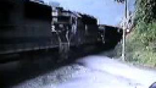 preview picture of video 'CSX Empties at Kanawha Falls, West Virginia 6'