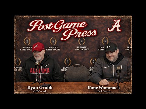 Postgame Press Conference: Ryan Grubb & Kane Wommack Break Down Alabama’s Win over Oklahoma
