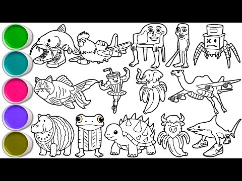 Disegna 14 fantastiche creature meme italiane in pochi minuti - Conversino Barbiglio, Bombardiro ...