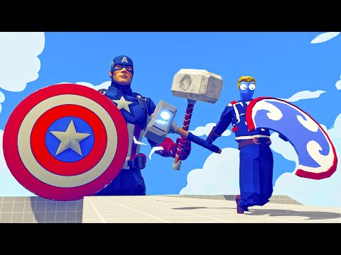 CAPTAIN AMERICA vs. EVERY UNIT | TABS - Totally Accurate Battle Simulator