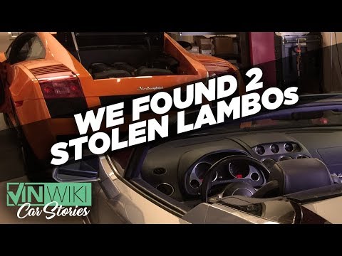 VINwiki found two stolen Lamborghinis! Video