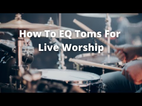Behringer X32 How To EQ Toms For Live Worship