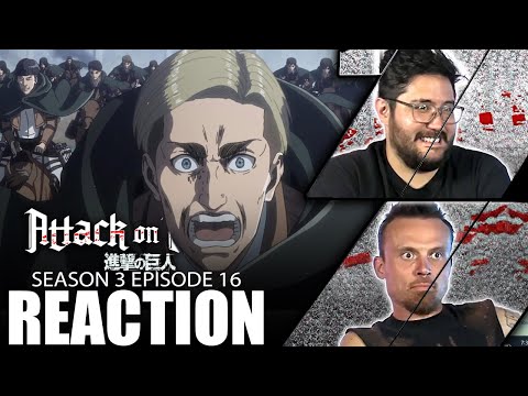 Attack on Titan 3x16 REACTION! | "Perfect Game"