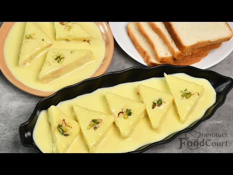 Bread Malai Dessert/ Easy Dessert Recipe/ Bread Custard Recipe