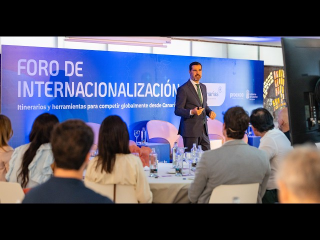 Canarias impulsa la competitividad en el Foro de internacionalización
