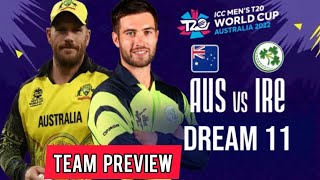 AUS💛vs💚IRE today dream11 team of today match malayalam dream11 team predection malayalam Dream11