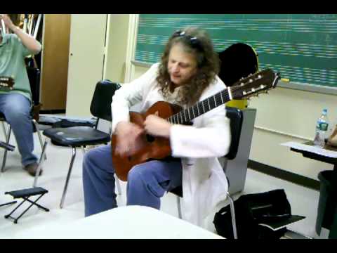 Arthur Kampela performing for AP Theory students at North Hunterdon HS #2