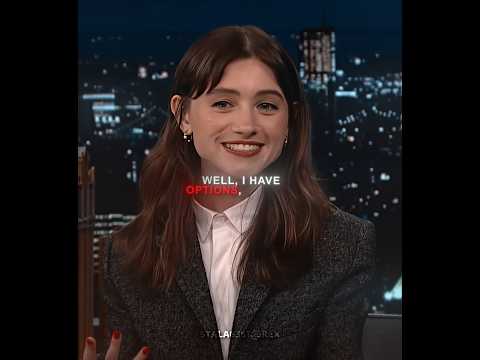 She has options 😂 | Natalia Dyer edit | Jimmy Fallon