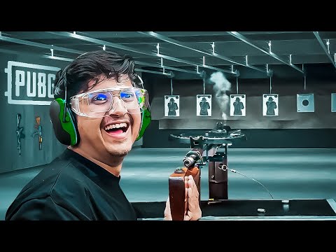TRYING BGMI WEAPONS IN REAL LIFE !! 😱😱