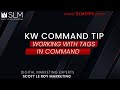 Command Tip - Working with Tags in Command