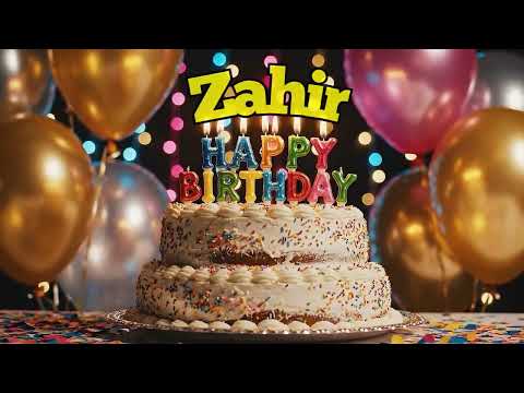 Happy Birthday Zahir | Birthday Song for Zahir