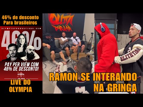 RAMON, RAFA BRANDÃO, HORSE E PACHO EM PODCAST COM FLEX LEWIS ! Ramon em treino com Andrew jacked E+