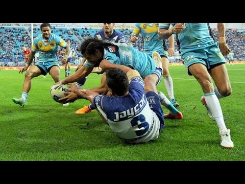 NRL 2015 Round 14 Highlights: Titans vs Bulldogs