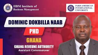 PhD Success Story | Dominic Dokbilla Naab from Ghana Revenue Authority