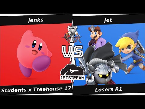 Students x Treehouse 17 Losers R1 - jenks (Kirby) Vs Jet (Meta Knight, Toon Link, Dr Mario) - SSBU