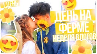 НЕДЕЛЯ ВЛОГОВ // День на ФЕРМЕ???/ПОНЕДЕЛЬНИК