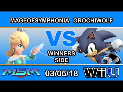 MSM 136 - LH | MageOfSymphonia (Rosalina) Vs. Orochiwolf (Sonic) Winners Side - Smash 4