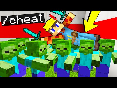 USO I CHEAT CONTRO 10000 ZOMBIE MODIFICATI!! - Minecraft FINE DEL MONDO