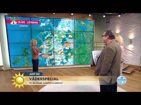 Prognosen: Så blir vädret på julafton - Nyhetsmorgon (TV4)