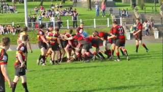 preview picture of video 'Carmarthen Quins RFC XV & Carmarthen Druids RFC XV part 2 Sat,March 24th 2012'