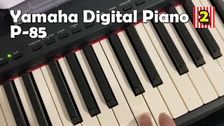 Video thumbnail for Yamaha Digital Piano P-85 by 2msia channel