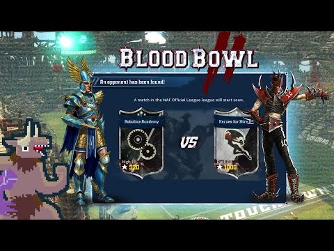 Blood Bowl 2 - Robolice Academy vs. Dark Elves - Match 2