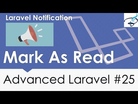 Advanced Laravel | Database Notification Mark As Read 25
