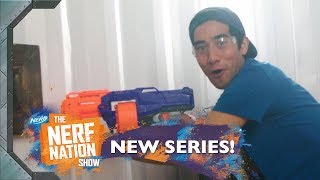 Zach King Team vs Mystery Guest 🤔❓NERF Battle | The NERF Nation Show Episode 7