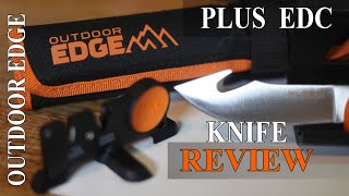 Outdoor Edge WILDLITE Knife Kit,  EDC Knife REVIEW : Gerber Paraframe, worth the money #knifecraft