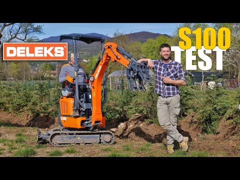 DELEKS® S100: prova in campo del miniescavatore con @MattTheFarmerOfficial