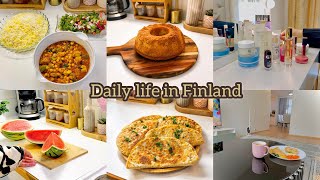 Daily life in finland 🇫🇮 | slow living, cozy cooking & baking | silent vlog