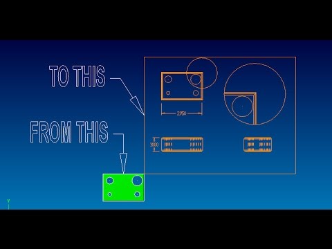 CREATE A 2D DRAWING FROM A SOLID MODEL IN JUST MINUTES IN MASTERCAM X7