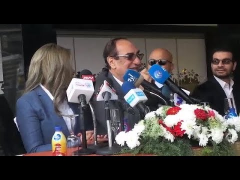 دوت مصر رئيس مهرجان شرم الشيخ يكرم هالة صدقى ولطفى لبيب مظلومين